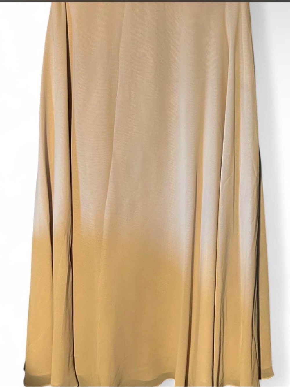 Women's Beige A-Line Skirt